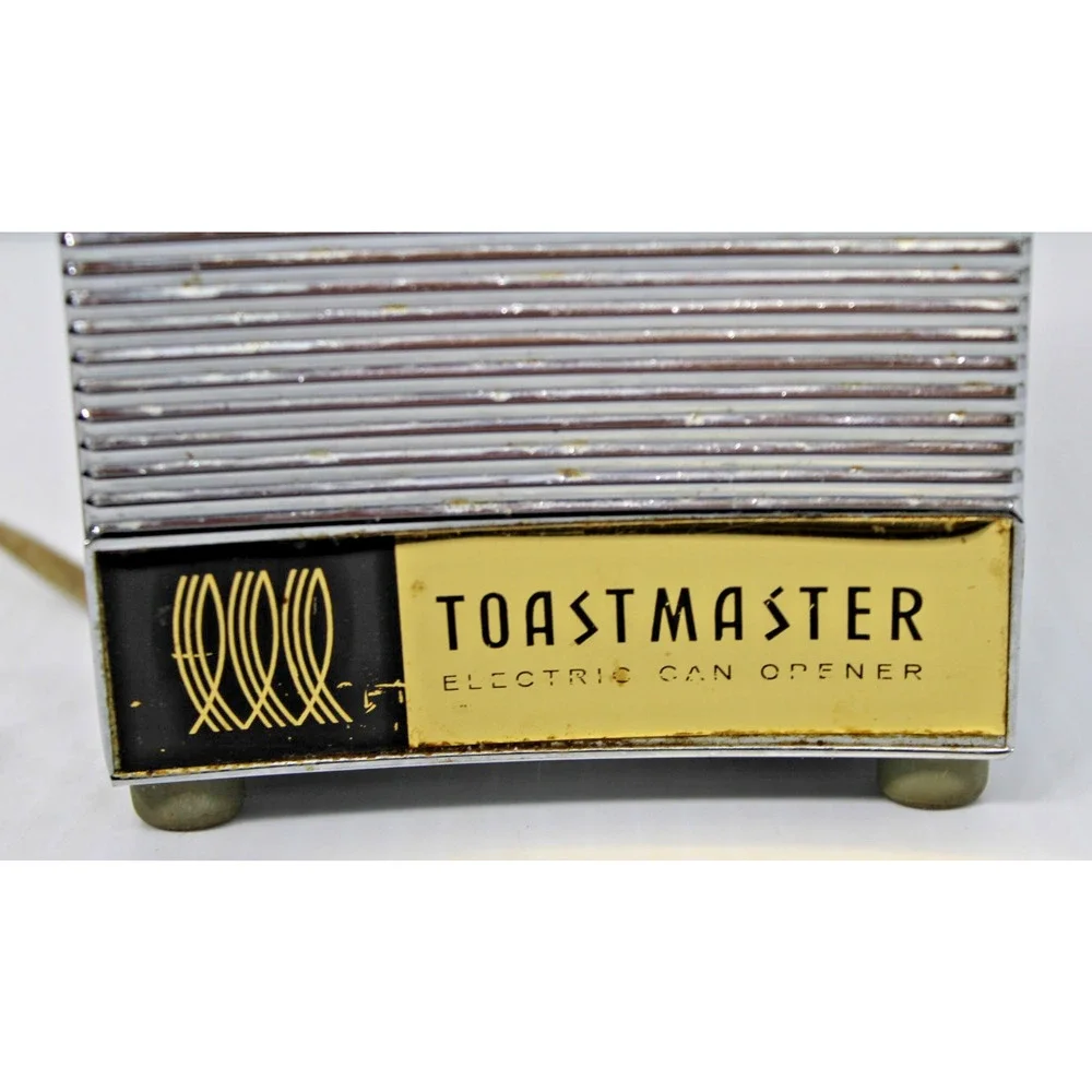 Vintage Chrome Mid-Century MCM Toastmaster Electric Can Opener #22A1- Working!